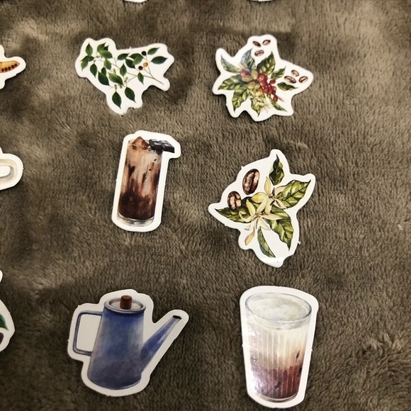 Coffee Theme 22 No Repeat Stickers - Picture 4 of 6